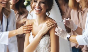 Ilustrasi Pasangan Menerima Vaksinasi sebelum menikah